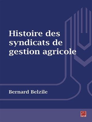 cover image of Histoire des syndicats de gestion agricole